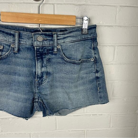 Lucky Brand Mid Rise Denim Boy Short Size 0/25 - Picture 6 of 7